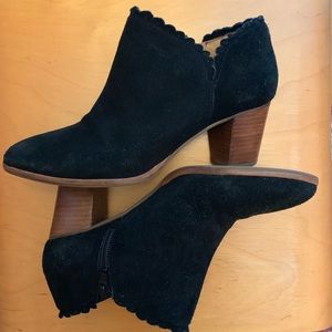 Jack Rogers suede booties